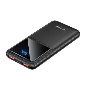 Vention - Ασύρματο PowerBank - Έξυπνη Ψηφιακή Οθόνη USC-C, 2x USB, Micro-USB PD22.5W 10000mAh Μαύρο