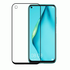 HUAWEI P40 Lite - TEMPERED GLASS 9H Hardness 0,3mm 5D ΜΑΥΡΟ FULL GLUE