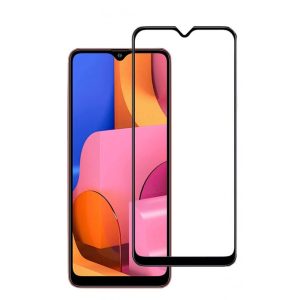 SAMSUNG A207 Galaxy A20s - TEMPERED GLASS 9H Hardness 0,3mm 5D FULL GLUE ΜΑΥΡΟ