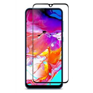 SAMSUNG A315F Galaxy A31 - TEMPERED GLASS 9H Hardness 0,3mm 5D ΜΑΥΡΟ FULL GLUE
