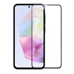 SAMSUNG A326F Galaxy A32 5G - TEMPERED GLASS 9H Hardness 0,3mm 5D FULL GLUE ΜΑΥΡΟ